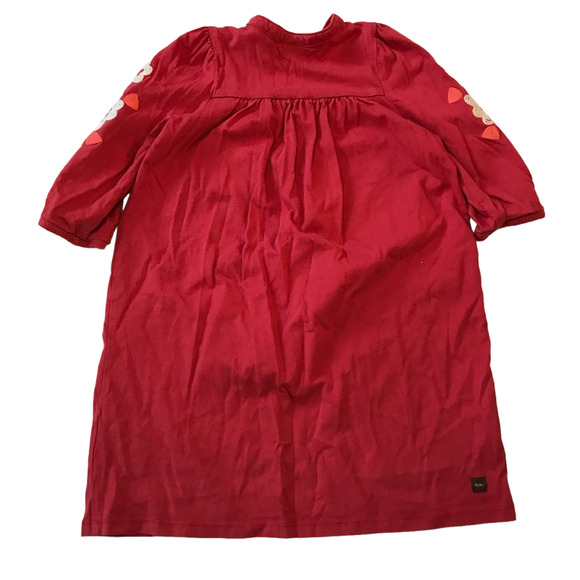 Tea Collection Embroidered Pomegranate Henley Dress 6Y - Picture 2 of 4